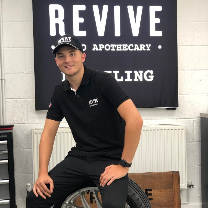 Apparel | Polo-shirt - Black/White - 100% Cotton T-shirt | REVIVE ...